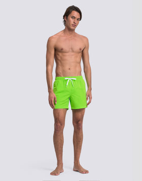 SHORT DE BAIN À TAILLE ÉLASTIQUE TAFFETA ICONIQUE