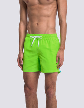 SHORT DE BAIN À TAILLE ÉLASTIQUE TAFFETA ICONIQUE