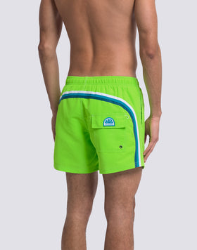 SHORT DE BAIN À TAILLE ÉLASTIQUE TAFFETA ICONIQUE