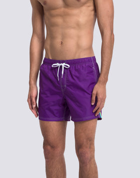 BAÑADOR CORTO CON CINTURA ELÁSTICA ICONIC TAFFETA