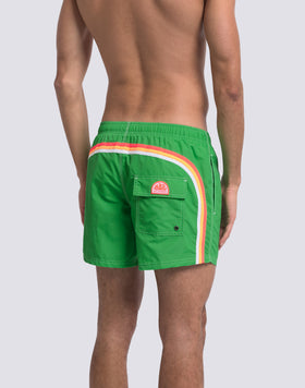 MAILLOT DE BAIN COURT À TAILLE ÉLASTIQUE ICONIC TAFFETA