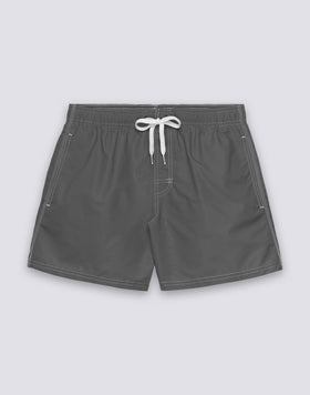 ICONIC TAFFETA MEN'S SHORT ELASTIC WAIST SWIMSHORTS