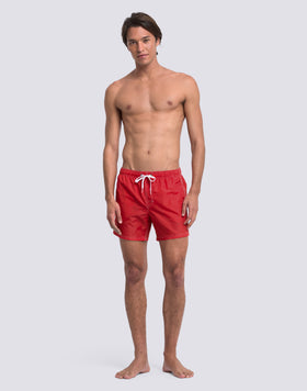 ICONIC TAFFETA MEN'S SHORT ELASTIC WAIST SWIMSHORTS