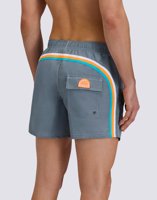 MAILLOT DE BAIN COURT À TAILLE ÉLASTIQUE ICONIC TAFFETA