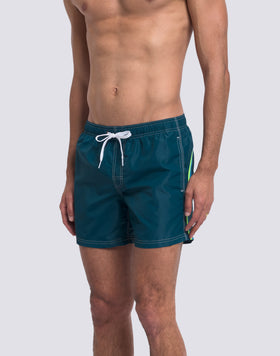 BAÑADOR CORTO CON CINTURA ELÁSTICA ICONIC TAFFETA