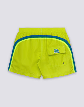 ICONIC TAFFETA MEN'S SHORT ELASTIC WAIST SWIMSUIT