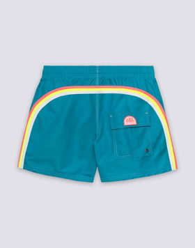 BAÑADOR CORTO CON CINTURA ELÁSTICA ICONIC TAFFETA