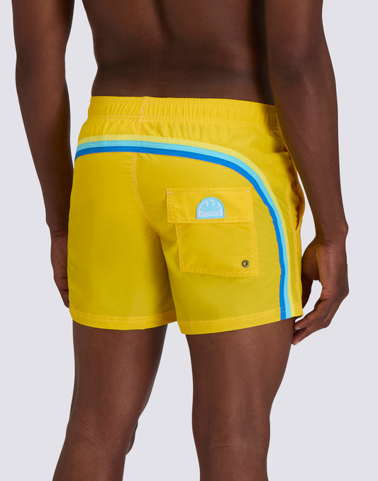 BAÑADOR CORTO CON CINTURA ELÁSTICA ICONIC TAFFETA