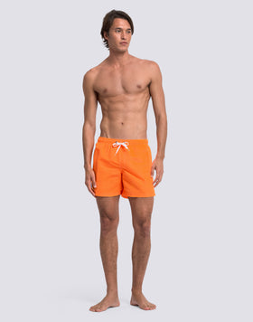 MAILLOT DE BAIN COURT EN TAFFETAS POUR HOMME À TAILLE ÉLASTIQUE