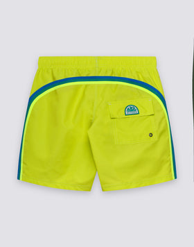 BAÑADOR DE LONGITUD MEDIA CON CINTURA ELÁSTICA ICONIC TAFFETA