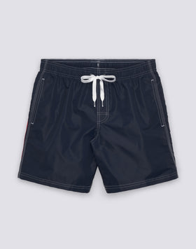BAÑADOR DE LONGITUD MEDIA CON CINTURA ELÁSTICA ICONIC TAFFETA