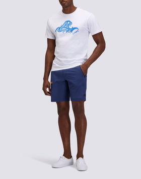 SHADED WAVE PRINT CAPSULE T-SHIRT