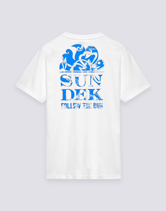 CAMISETA DE MANGA CORTA PARA HOMBRE CON ESTAMPADO ARCHIVE SUNDEK FOLLOW THE SUN