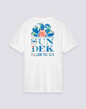T-SHIRT HOMME AVEC IMPRIMÉ BLISS SUNDEK SUIVEZ LE SOLEIL
