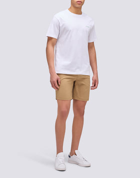 T-SHIRT WITH PALM TRIPS HIBISCUS PRINT