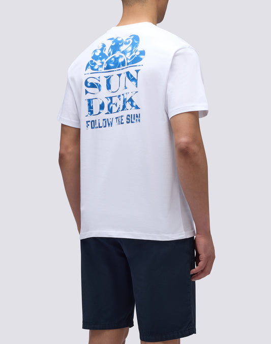 CAMISETA ESTAMPADA PALMS TRIP HIBISCUS