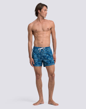 BAÑADOR DE HOMBRE DE CINTURA ELÁSTICA CON ESTAMPADO HIBI PAISLEY EN POLIÉSTER RECICLADO