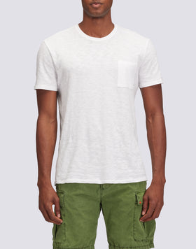 GARMENT DYED T-SHIRT WITH POCKET