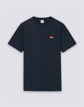 T-SHIRT WITH TRICOLOUR EMBROIDERY