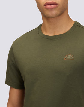 T-SHIRT A TINTA UNITA IN COTONE PIMA