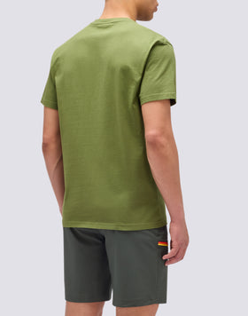 T-SHIRT UNI AVEC BRODERIE