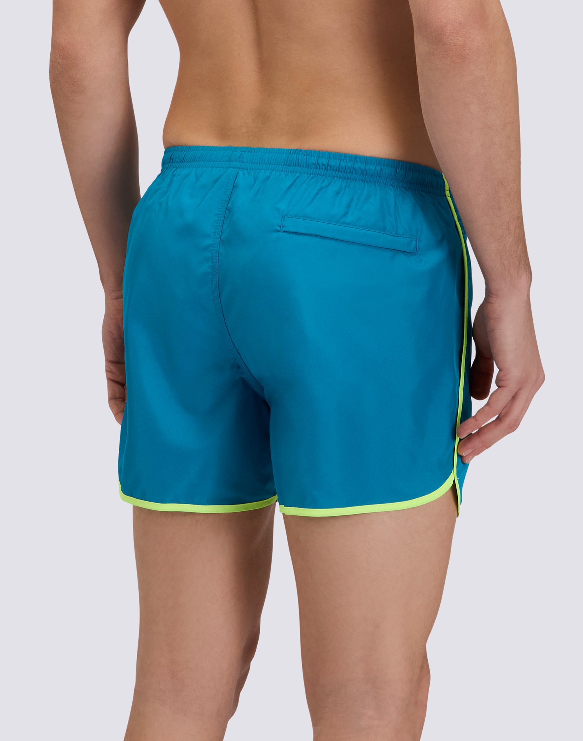 Maillot De Bain Homme - Short De Bain Taille élastique - Nylon élasthanne - Séchage Rapide - 3