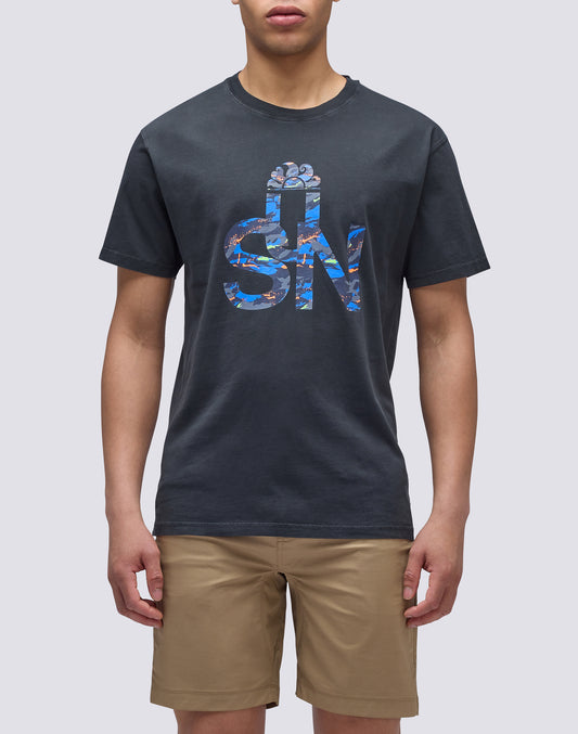 T-SHIRT CON LOGO CAMOU