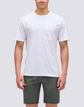 T-SHIRT CON TASCA E STAMPA