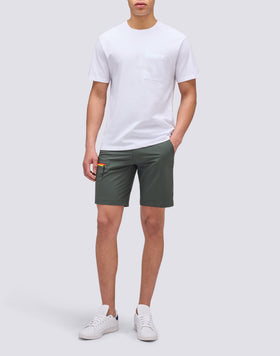 T-SHIRT CON TASCA E STAMPA