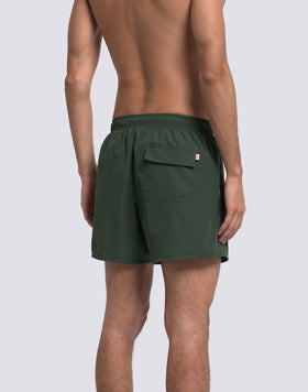 MAILLOT DE BAIN COURT POUR HOMME AVEC TAILLE ÉLASTIQUE ET TISSU COULEUR PÊCHE