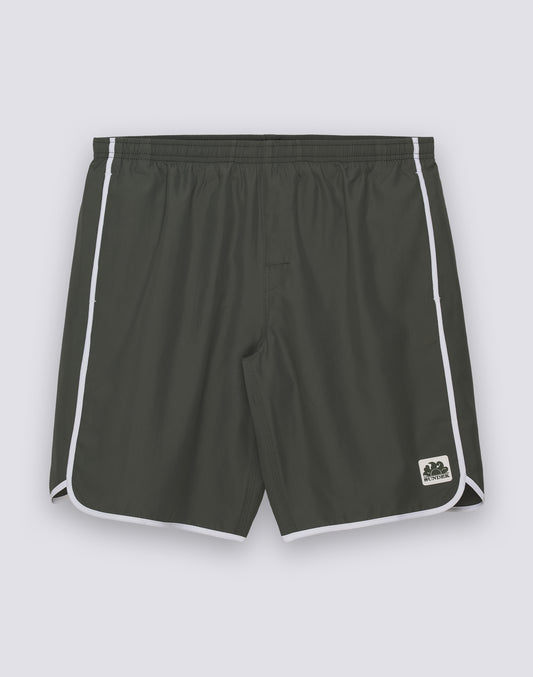 MAILLOT DE BAIN LONG POUR HOMME AVEC TAILLE ÉLASTIQUE ET FENTES LATÉRALES ARRONDISES