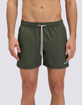 SHORT SWIMSHORTS WITH ELASTIC WAIST IN REPREVE® RECYCLED POLYESTER