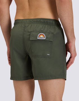 SHORT SWIMSHORTS WITH ELASTIC WAIST IN REPREVE® RECYCLED POLYESTER