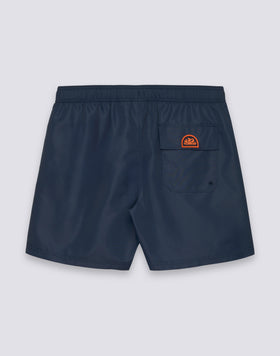 MAILLOT DE BAIN HOMME AVEC TAILLE ÉLASTIQUE EN TAFFETAS DE NYLON LAVÉ