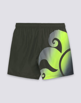 COSTUME DA BAGNO UOMO LUNGHEZZA MEDIA CON STAMPA LOGO SFUMATO