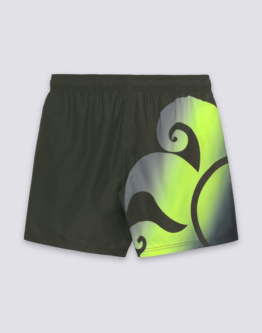 MAILLOT DE BAIN MI-LONGUEUR POUR HOMME AVEC LOGO IMPRIMÉ EN DÉGRADÉ