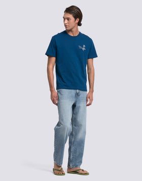 CAMISETA DE MANGA CORTA PARA HOMBRE CON ESTAMPADO TIDAL SURFER