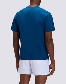 T-SHIRT HOMME À COL ROND AVEC IMPRIMÉ SURFEUR TIDAL