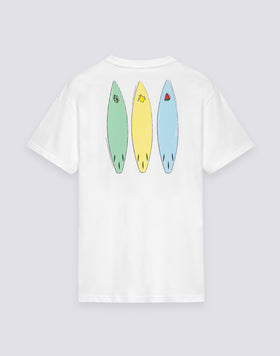 T-SHIRT HOMME À COL ROND AVEC IMPRIMÉ SURFEUR TIDAL