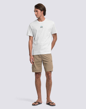 T-SHIRT HOMME À COL ROND AVEC IMPRIMÉ SURFEUR TIDAL