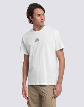 T-SHIRT HOMME À COL ROND AVEC IMPRIMÉ SURFEUR TIDAL