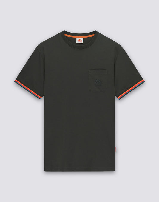 T-SHIRT FINN À COL ROND AVEC POCHE