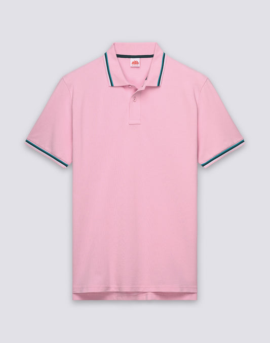 POLO BRICE DE ALGODÓN PIQUÉ CON DETALLES TRICOLORES