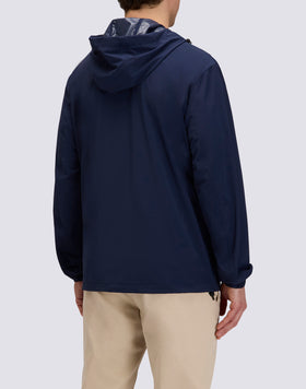 GIACCA DA UOMO FULL ZIP CON CAPPUCCIO IN NYLON