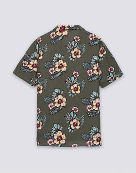 CAMISA DE HOMBRE ESTAMPADA EN VISCOSA POPELÍN