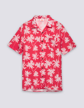 MEN'S PRINTED VISCOSE POPLIN SHIRT
