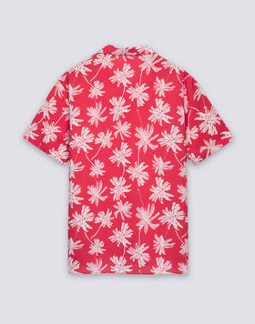 MEN'S PRINTED VISCOSE POPLIN SHIRT