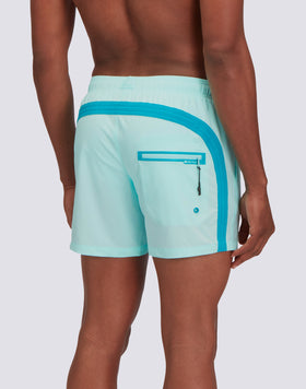 SHORT DE BAIN À TAILLE ÉLASTIQUE