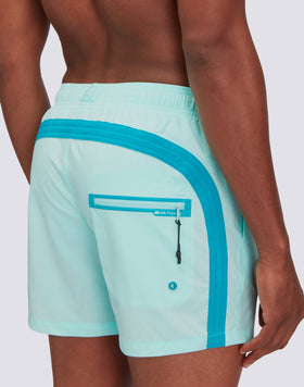 SHORT DE BAIN À TAILLE ÉLASTIQUE