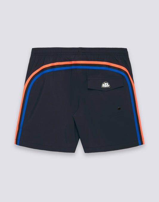 MAILLOT DE BAIN EN TISSU STRETCH À TAILLE ÉLASTIQUE ET POCHE AMOVIBLE